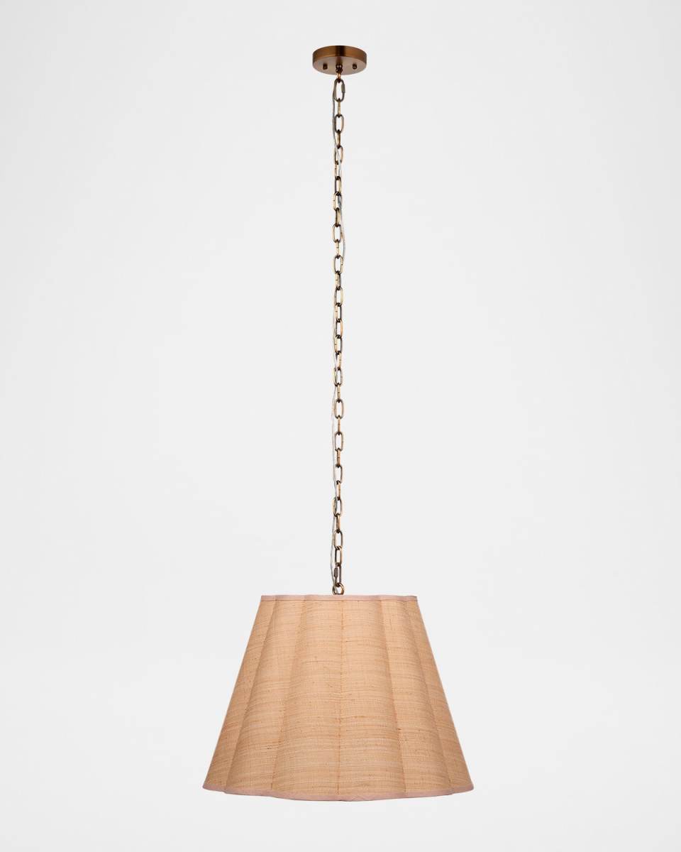 Scalloped Hanging Pendant